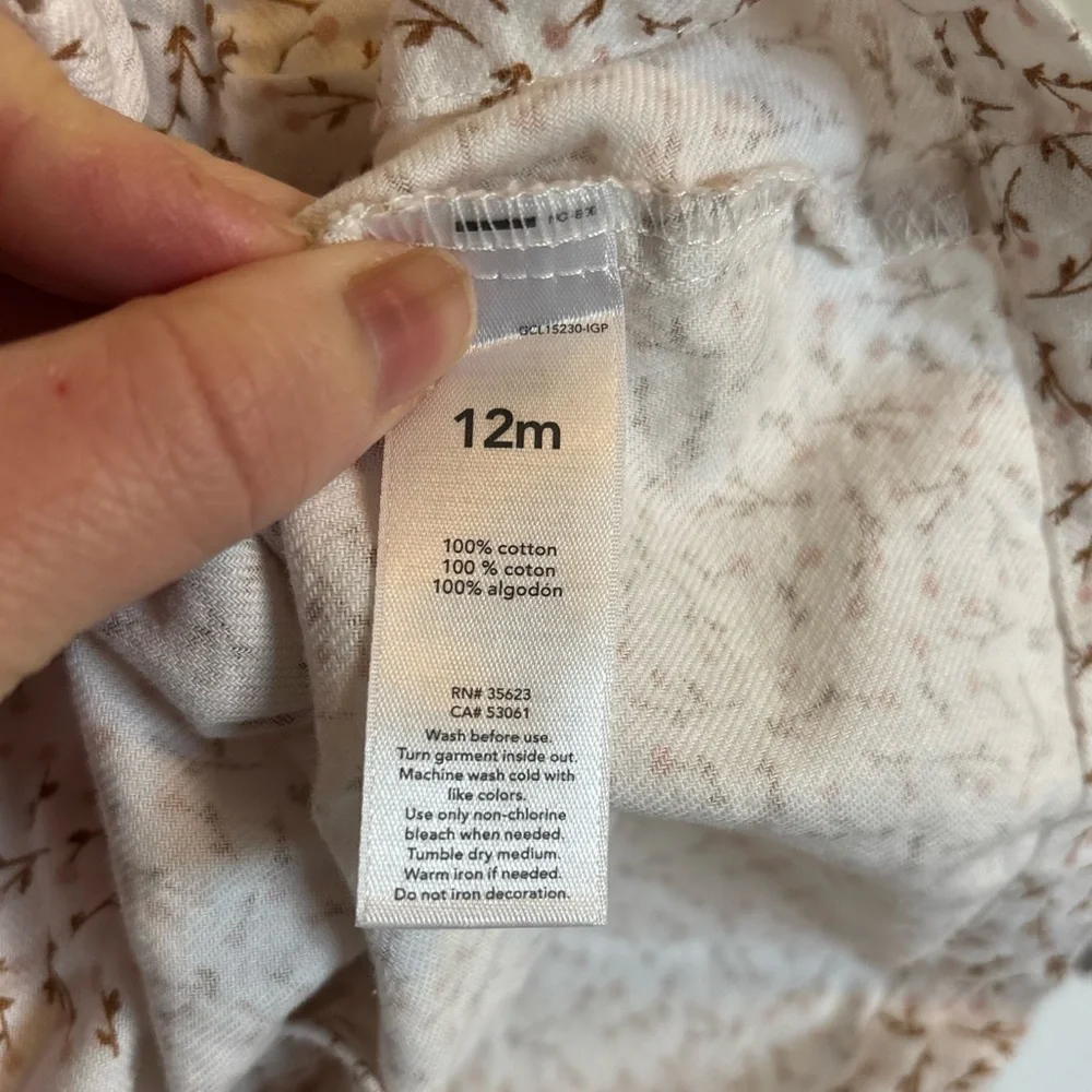 Carter's Just One You® Baby Girls' Floral Dress Top & Bottom Set - Size 18M